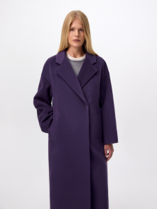 Шерстяное пальто с мембраной и утеплённой спинкой