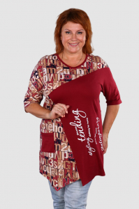 Марчелла - туника бордо