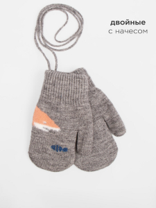 Варежки детские на шнурке Kim Lin