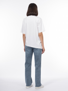 Блуза с сияющими брошами