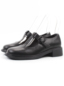 06-M47-15 BLACK Туфли женские (натуральная кожа)