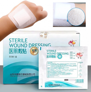 Стерильный медицинский пластырь дышащий 6*7 см.