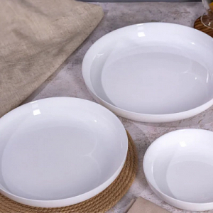 Набор блюд для сервировки FRIENDS' TIME 3 шт (17см + 21см + 25см)