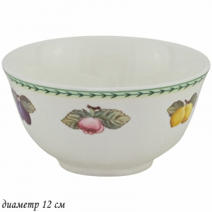 109-097 Салатник 12см ФРУКТОВЫЙ САД  в под.уп.(х48)Фарфор
