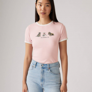Graphic Ringer Rickie Tee
