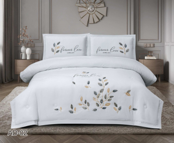 КПБ EFOR COTTONI с одеялом с вышивкой 