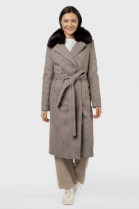 02-3130 Пальто женское утепленное (пояс)