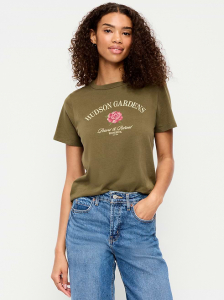 EveryWear Crew-Neck Graphic T-Shirt