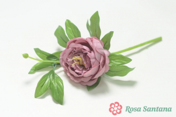 Ветка в букете "полянка" пион 141.1898