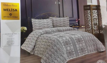 Покрывало EFOR гобеленовое двухстороннее MELISA (240*260) c наволочками серый