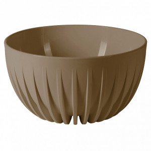 Горшок для цветов пластмассовый Сигма 7,9л, д30см, h16см, форма миска, со вставкой, фраппе (Россия) Код : 018067 Артикул : СИвкМ30-90