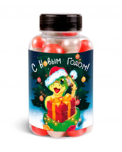 Мармелад, НГ. ЗМЕЙКА С ПОДАРКОМ, 220 гр., ТМ Prod.Art.