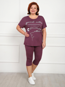 Люше - костюм лиловый