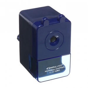 Точилка для карандашей механическая Calligrata «Классика», с контейнером, синяя