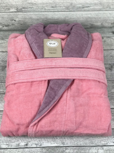 Халат женский EFOR размер L/XL PEMBE  розовый  BR-0184/09