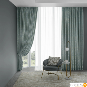 TOGAS ДАМИАНИ бир. Шторы 290x300-2, подхваты-2, 4 пр.