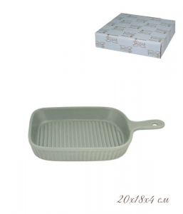 105-883 Форма (блюдо) для запекания 20х18х4 см. в под.уп.(х18)