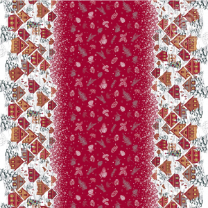 Рогожка Новогодняя ночь (150 см.)