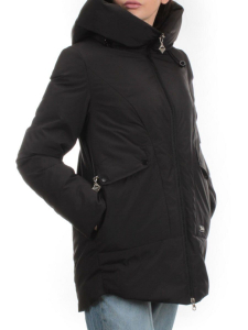 290 BLACK Куртка зимняя женская (150 гр. холлофайбер)
