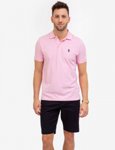 PIQUE SMALL LOGO POLO SHIRT