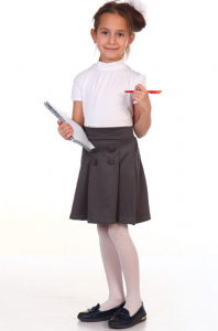 Водолазка-американка, детская (белый)