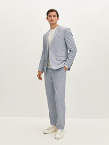 Пиджак однобортный в клетку