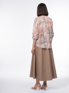 Легкая юбка из хлопковой ткани