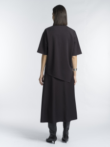 Юбка А-силуэта из вискозного неопрена