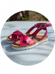Босоножки от испанского производителья Ab.Zapatos Cruz-Yute FUXIA АКЦИЯ