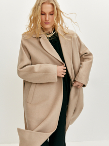 Пальто-халат из шерсти