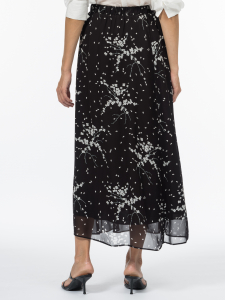 Юбка миди из вискозного шифона