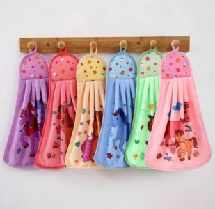 Детское полотенце из плюшевой микрофибры 