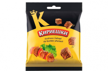 «Кириешки», сухарики со вкусом шашлыка, 40 г