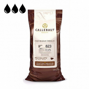 Шоколад Callebaut Молочный, (мешок 10 кг) (823NV-595)