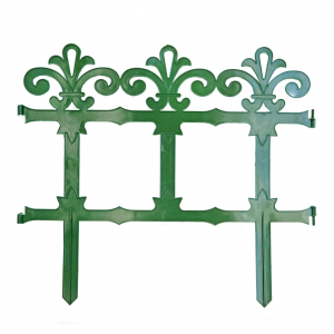 Декоративный заборчик «Роскошный сад», зеленый