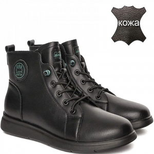 AC087-010 черн Ботинки деми женские (36-41)/10