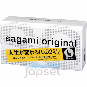 Презервативы Sagami Original 002 L-size полиуретановые, 10 шт.