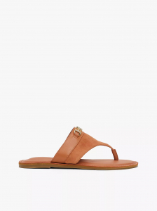 Monogram Horsebit Leather & Suede Sandal
