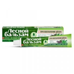 Лесной Бальзам Профилактическая зубная паста с экстрактом шалфея и алоэ-вера 75 мл