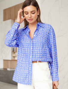 Летящая блузка из премиальной вискозы и лиоцелла