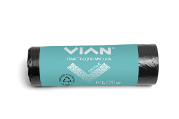 Мешки для мусора VIAN 60 л, 20 шт