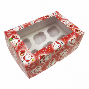 Коробка для 6 капкейков 
