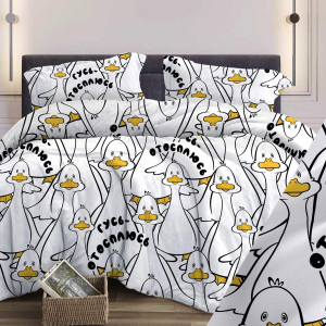 Комплект постельного белья Гусь отосплюсь Бязь