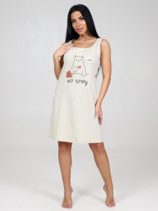 Любимушка - сорочка светло-серый