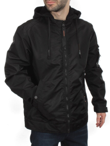 8798 BLACK Куртка мужская демисезонная (100 гр. синтепон)