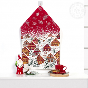 Полотенце кухонное из рогожки 