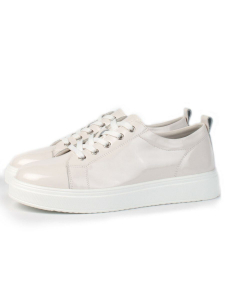 05-HY21-1D LT. BEIGE Кроссовки женские (натуральная кожа)