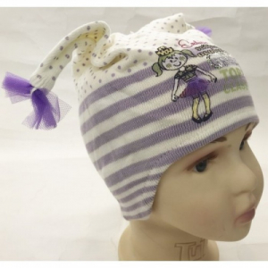 N27/S Шапка желтая для девочек Barbaras