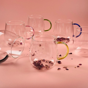 160-264 Набор из 6 кружек 320 мл в под.уп.(х12)Стекло