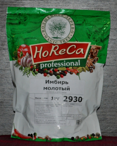 HORECA ПАКЕТ 1 КГ ИМБИРЬ МОЛОТЫЙ